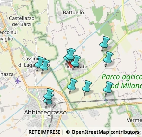 Mappa Via Donatori di Sangue, 20080 Albairate MI, Italia (1.54667)