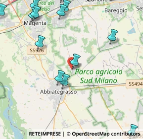 Mappa Via Donatori di Sangue, 20080 Albairate MI, Italia (6.6205)