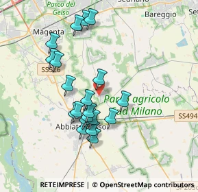 Mappa Via Donatori di Sangue, 20080 Albairate MI, Italia (3.3615)