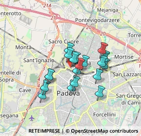 Mappa Vicolo Giovanni Brunacci, 35135 Padova PD, Italia (1.28368)