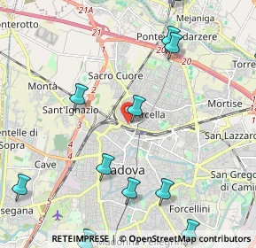 Mappa Vicolo Giovanni Brunacci, 35135 Padova PD, Italia (2.84417)
