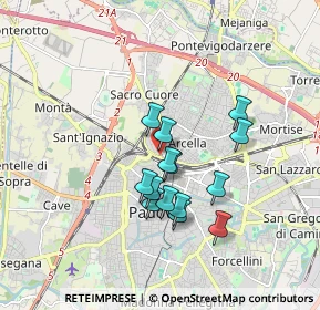 Mappa Vicolo Giovanni Brunacci, 35135 Padova PD, Italia (1.39786)