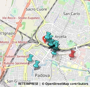 Mappa Vicolo Giovanni Brunacci, 35135 Padova PD, Italia (0.53474)