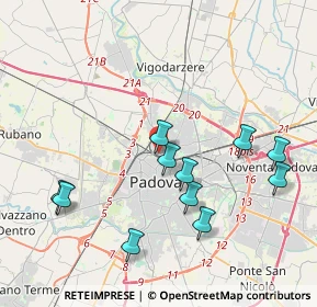 Mappa Vicolo Giovanni Brunacci, 35135 Padova PD, Italia (4.03818)
