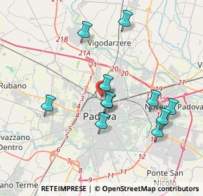 Mappa Vicolo Giovanni Brunacci, 35135 Padova PD, Italia (3.57273)