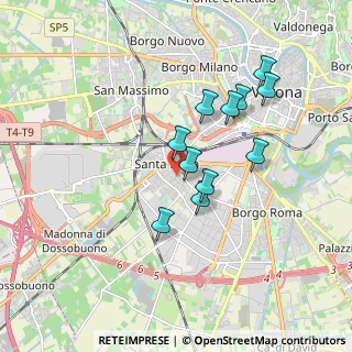 Mappa Via Adda, 37136 Verona VR, Italia (1.53091)