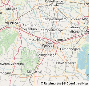 Mappa 35136 Padova PD, Italia (9.665)