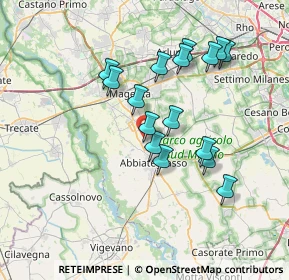 Mappa Via Ciocchina, 20081 Cassinetta di Lugagnano MI, Italia (6.50438)