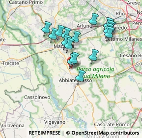 Mappa Via Ciocchina, 20081 Cassinetta di Lugagnano MI, Italia (6.62882)