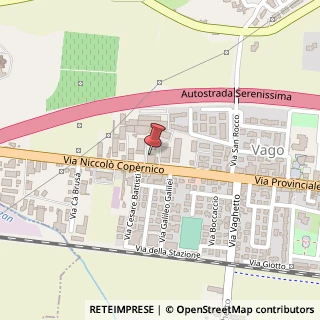 Mappa Via N. Copernico, 28, 37030 Lavagno, Verona (Veneto)