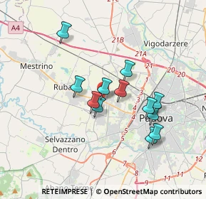 Mappa Via A. Mussato, 35030 Rubano PD, Italia (2.95083)