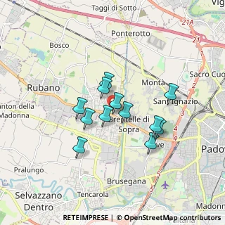 Mappa Via A. Mussato, 35030 Sarmeola PD, Italia (1.30833)