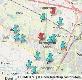 Mappa Via A. Mussato, 35030 Rubano PD, Italia (2.03)