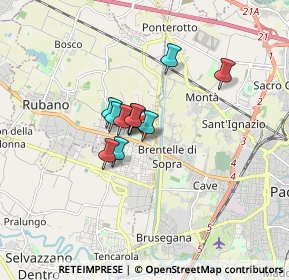 Mappa Via A. Mussato, 35030 Rubano PD, Italia (0.98455)