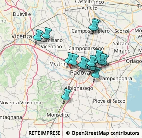 Mappa Via A. Mussato, 35030 Rubano PD, Italia (10.46059)
