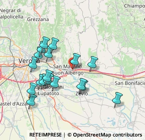 Mappa Via A. Meucci, 37036 San Martino Buon Albergo VR, Italia (7.26167)
