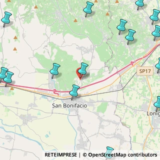 Mappa Via Dante, 37032 Monteforte d'Alpone VR, Italia (7.078)