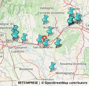 Mappa Via Dante, 37032 Monteforte d'Alpone VR, Italia (17.5685)