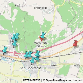Mappa Via Dante, 37032 Monteforte d'Alpone VR, Italia (2.54364)