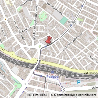 Mappa Via Tiziano Aspetti,  2, 35132 Padova, Padova (Veneto)