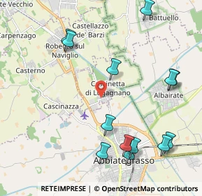 Mappa Via dell'Industria, 20081 Cassinetta di Lugagnano MI, Italia (2.46923)