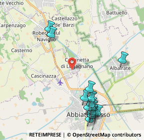 Mappa Via dell'Industria, 20081 Cassinetta di Lugagnano MI, Italia (2.49357)