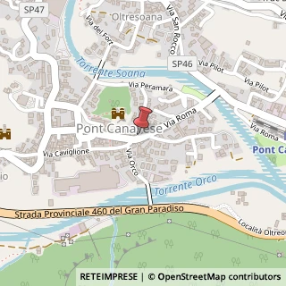 Mappa Piazza europa 4, 10085 Pont Canavese, Torino (Piemonte)