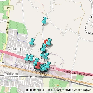 Mappa Via Zovo, 37042 Caldiero VR, Italia (0.45652)