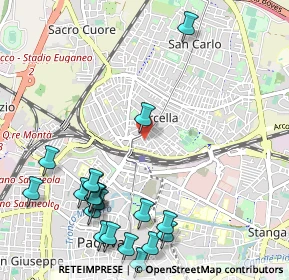 Mappa Via Pordenone, 35132 Padova PD, Italia (1.3585)