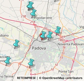 Mappa Via Pordenone, 35132 Padova PD, Italia (5.09818)
