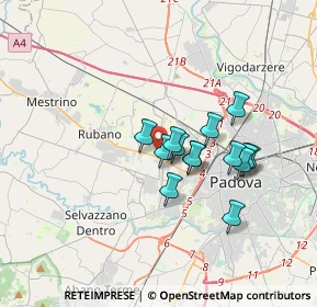 Mappa Via Orsato, 35030 Sarmeola PD, Italia (2.64214)
