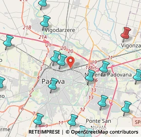 Mappa Via Lorenzo Perosi, 35133 Padova PD, Italia (6.257)