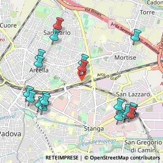 Mappa Via Lorenzo Perosi, 35133 Padova PD, Italia (1.3165)