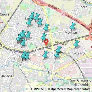 Mappa Via Lorenzo Perosi, 35133 Padova PD, Italia (1.0665)