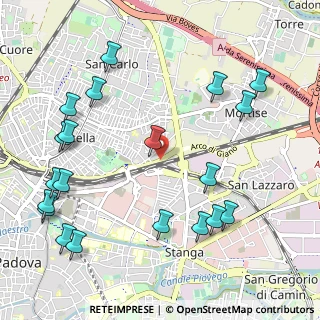 Mappa Via Lorenzo Perosi, 35133 Padova PD, Italia (1.313)