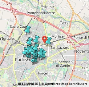 Mappa Via Lorenzo Perosi, 35133 Padova PD, Italia (1.6415)