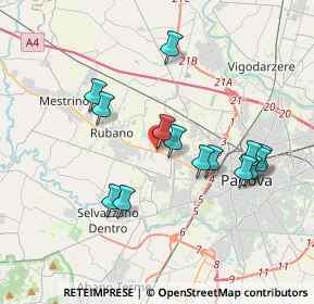 Mappa SS 11, 35030 Sarmeola PD (3.50357)