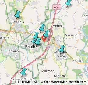 Mappa Via Mascherpa, 20062 Paullo MI, Italia (1.68909)