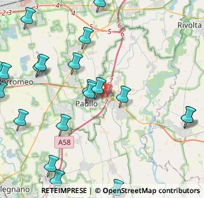 Mappa 20062 Paullo MI, Italia (5.4065)