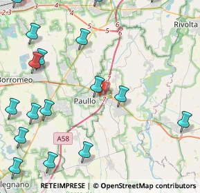 Mappa Via Mascherpa, 20062 Paullo MI, Italia (6.536)