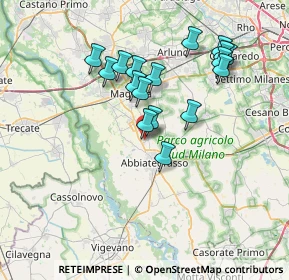 Mappa Strada Ciocchina, 20081 Cassinetta di Lugagnano MI, Italia (6.63941)