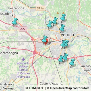 Mappa Via Sommacampagna 29 III, 37137 Verona VR, Italia (4.14273)