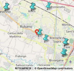 Mappa Via E. Fermi, 35030 Sarmeola PD, Italia (2.82636)