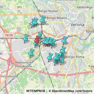 Mappa Via Montanara, 37137 Verona VR, Italia (1.3945)