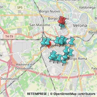 Mappa Via Domenico Mercante, 37137 Verona VR, Italia (1.422)