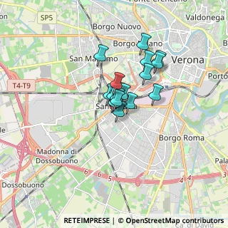 Mappa Piazza dei Caduti, 37137 Verona VR, Italia (0.98588)