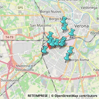 Mappa Via Montanara, 37137 Verona VR, Italia (1.13571)
