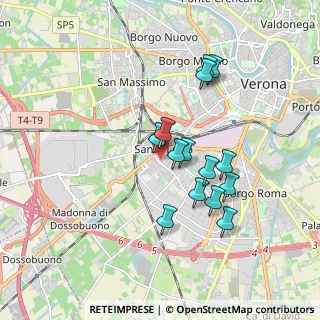 Mappa Via Montanara, 37137 Verona VR, Italia (1.55786)