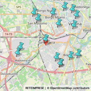 Mappa Piazza dei Caduti, 37137 Verona VR, Italia (2.655)