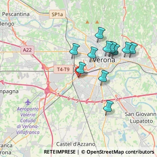 Mappa Via Domenico Mercante, 37137 Verona VR, Italia (3.67333)